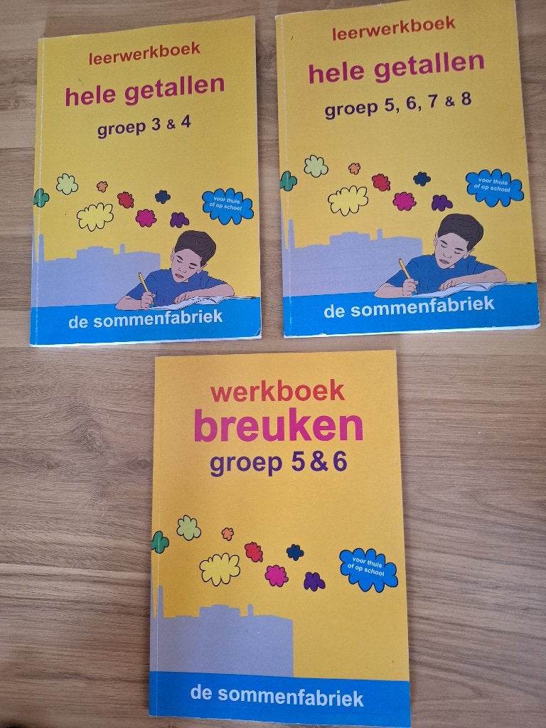 De Sommenfabriek: Hele Getallen & Breuken (Groep 3-8), Ophalen of Verzenden, Gelezen, Overige niveaus, Wiskunde A