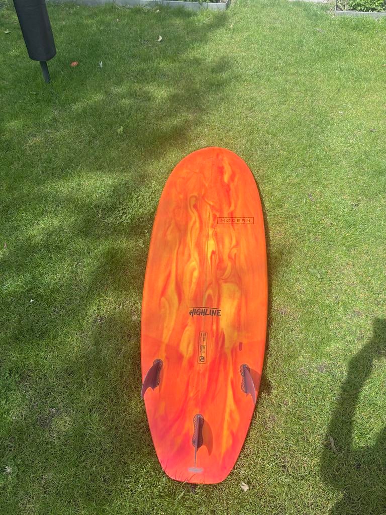 Modern Surfboards 6.2 + fcs2 finnen, Watersport en Boten, Ophalen, Gebruikt, Funboard