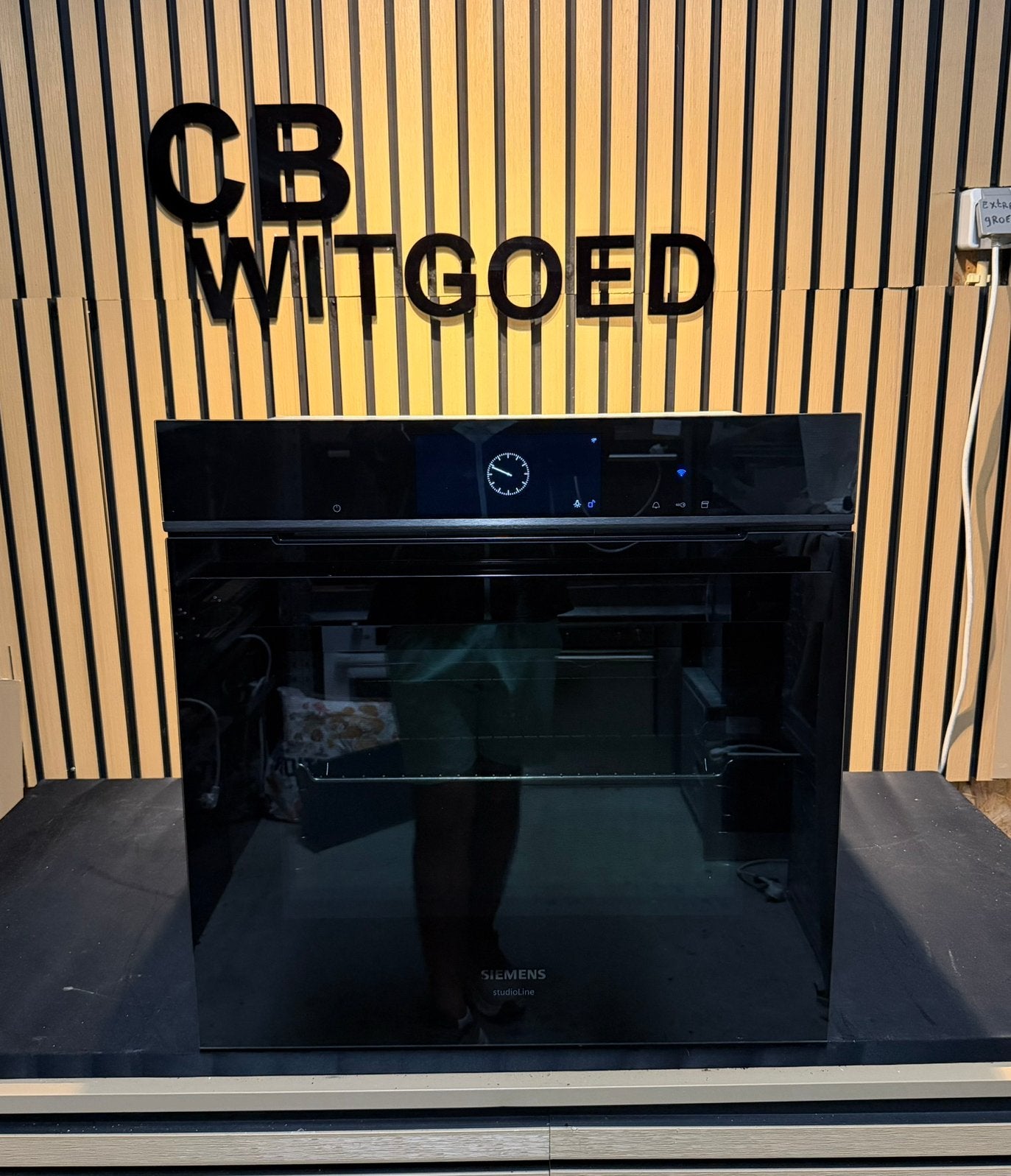 Luxe Siemens Combi stoom oven XXL display showroom Wifi 60cm, Witgoed en Apparatuur, Ovens, Ophalen, Hete lucht, 60 cm of meer