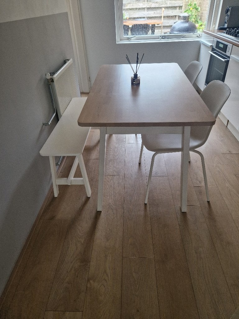 Eethoek Ikea, Huis en Inrichting, Complete eetkamers, Ophalen, Gebruikt, 4 tot 6 stoelen