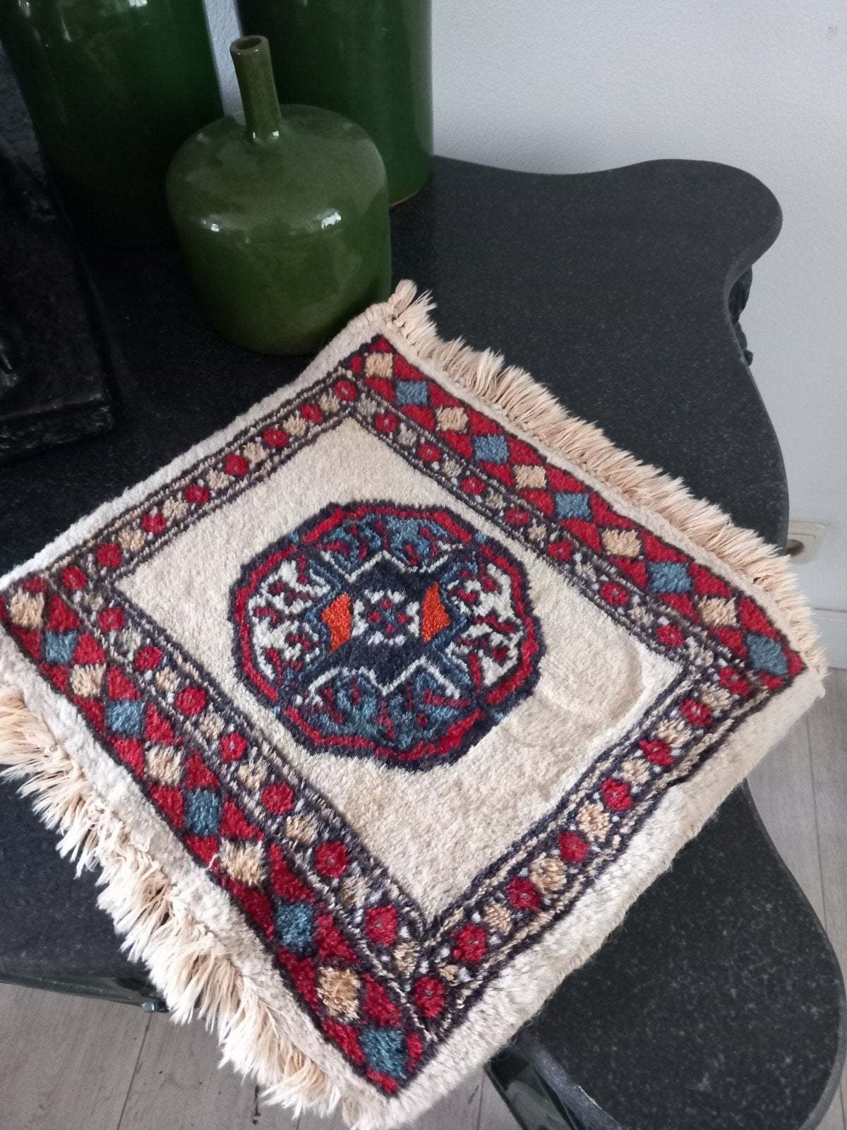 wollen kleedje tapijt, Ophalen of Verzenden, Rechthoekig, 50 tot 100 cm