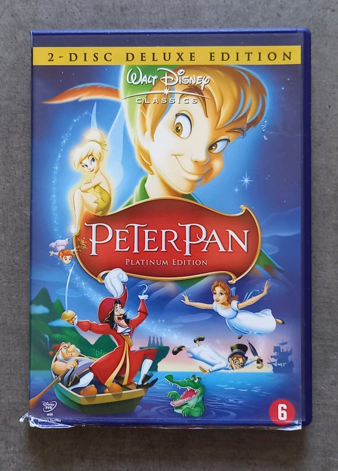 Peter Pan (Disney) - DVD, Cd's en Dvd's, Tekenfilm, Nederlands, Ophalen of Verzenden, Vanaf 6 jaar