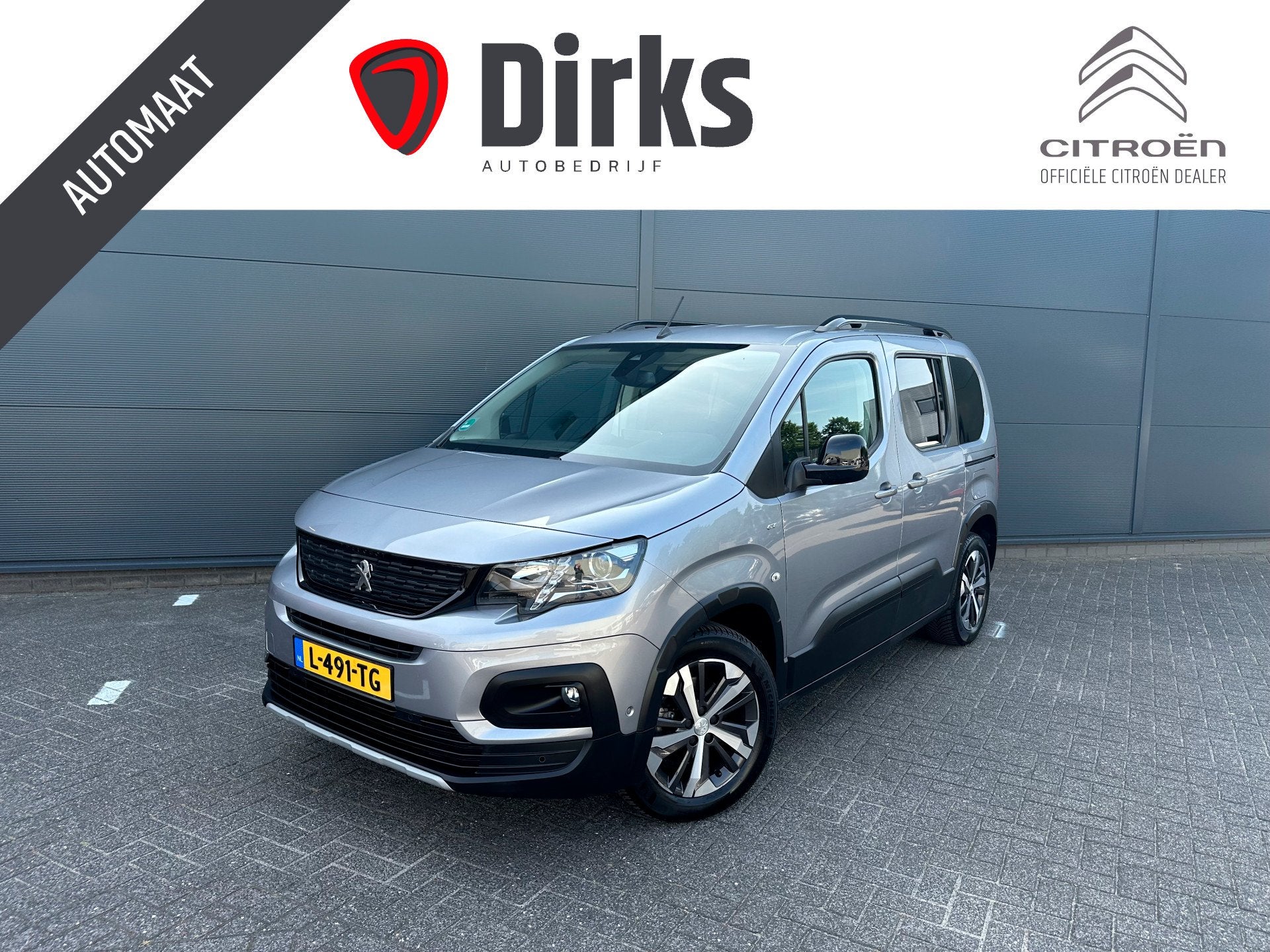 Peugeot Rifter 130pk GT (Automaat - Rolstoel (til) lift - St, Auto's, Stof, Gebruikt, 1199 cc, 14 km/l