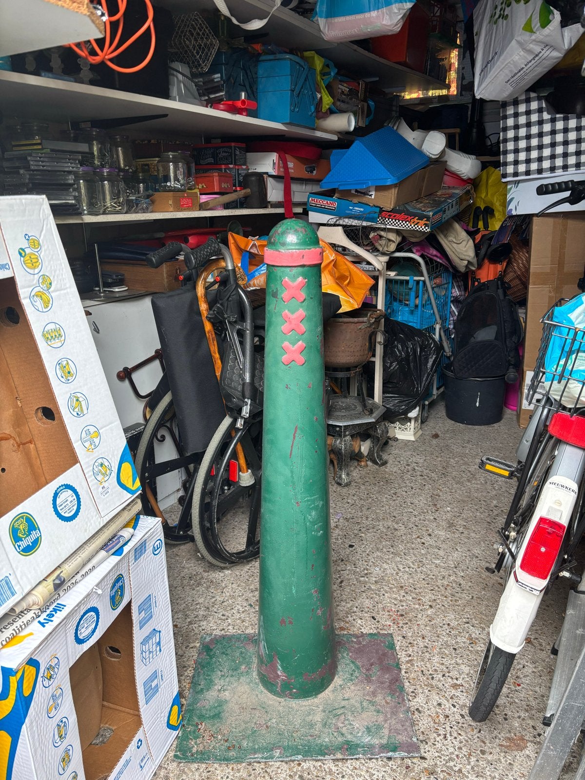 Amsterdams paaltje, Ophalen