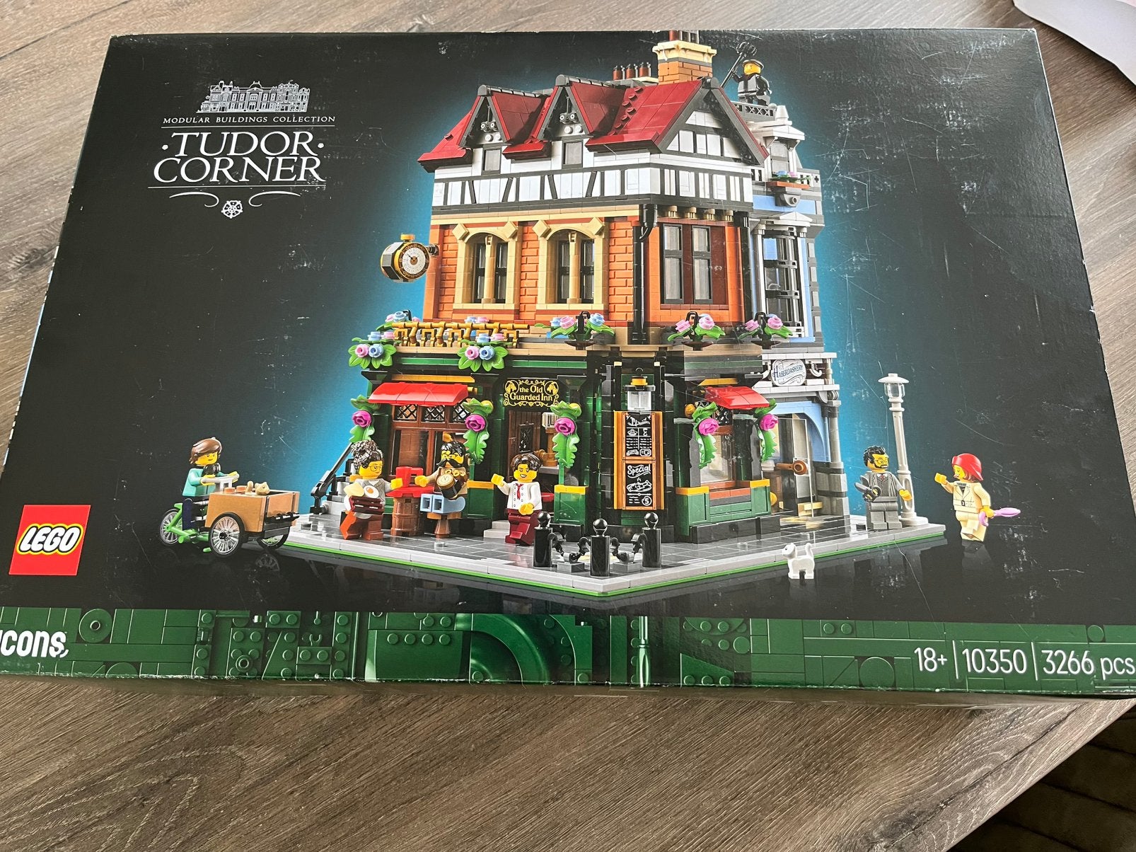 LEGO icons hoekpand in tudorstijl 10350, Ophalen, Compleet, Lego, Zo goed als nieuw
