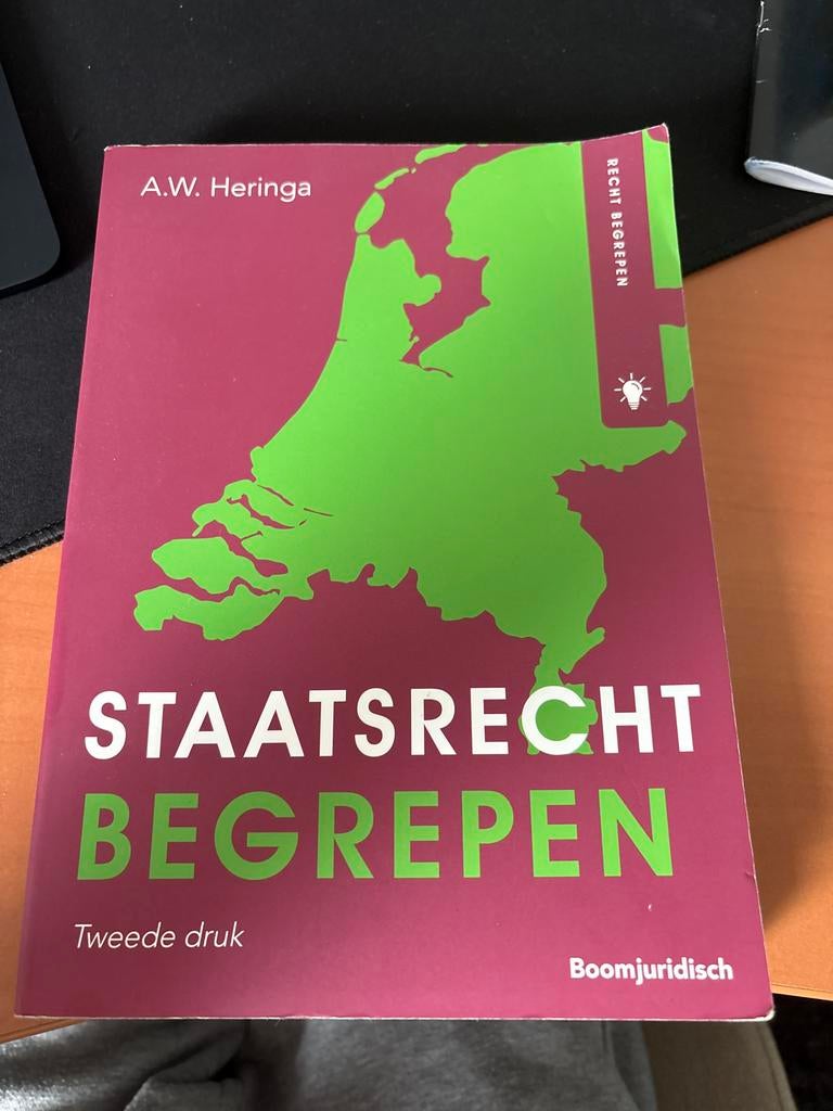 Staatsrecht Begrepen - A.W. Heringa (Tweede druk), Boeken, Ophalen of Verzenden, Gamma, Zo goed als nieuw, WO