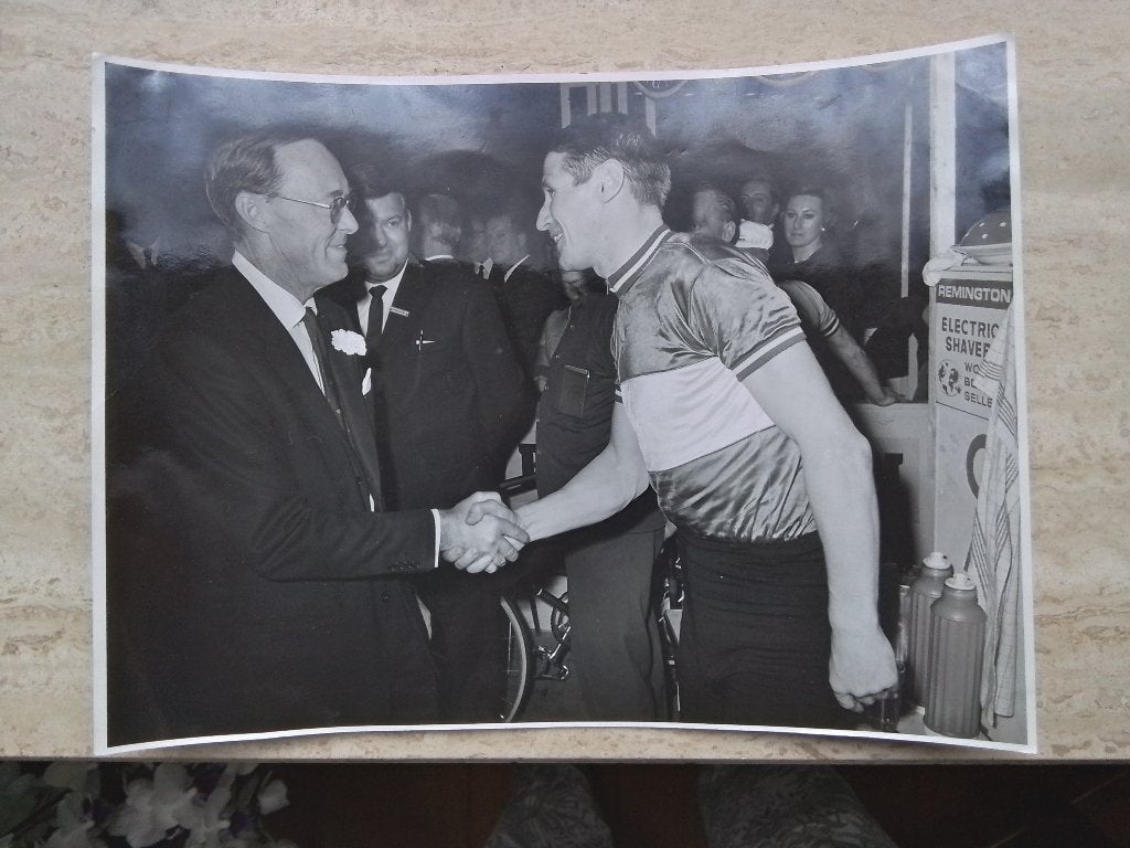 Peter Post met Prins Bernhard., Verzenden, 1960 tot 1980, Ongelopen, Sterren en Beroemdheden