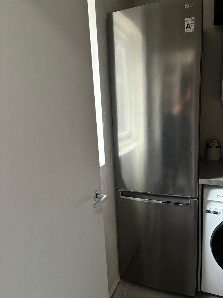 LG koel- vriescombinatie GBB72PZEXN, Witgoed en Apparatuur, Koelkasten en IJskasten, Ophalen, Gebruikt, 200 liter of meer, 60 cm of meer