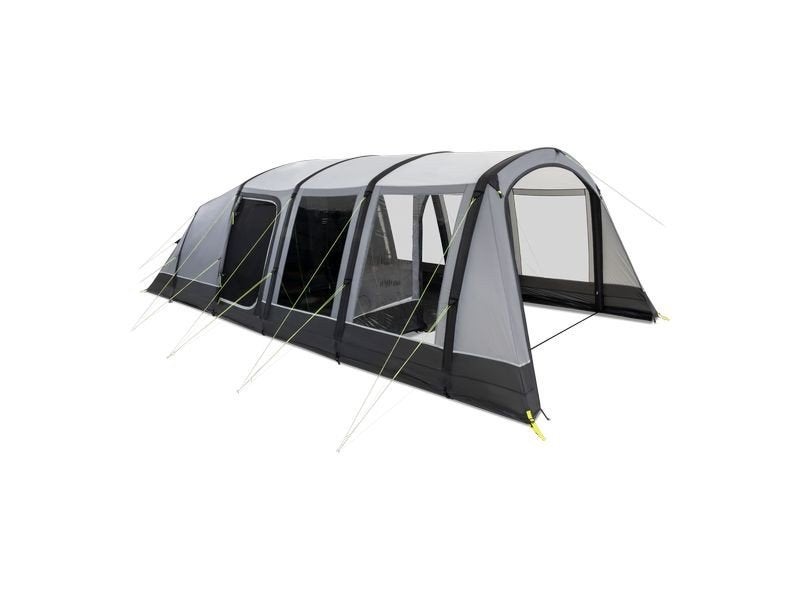 Kampa Hayling 6 Air opblaasbare tent + luifel - Z.G.A.N., Caravans en Kamperen, Ophalen of Verzenden, Zo goed als nieuw, Tot en met 6
