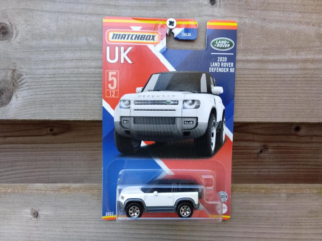 Land Rover Defender 90 '20 Matchbox, Hobby en Vrije tijd, Modelauto's | Overige schalen, Nieuw, Auto, Ophalen