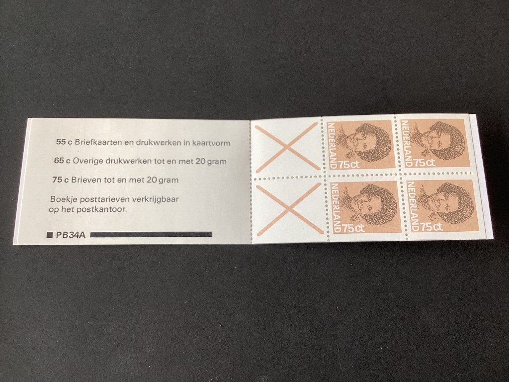 1986, Postzegelboekje PB34a, Postzegels en Munten, Postzegels | Nederland, Verzenden, Na 1940, Postfris