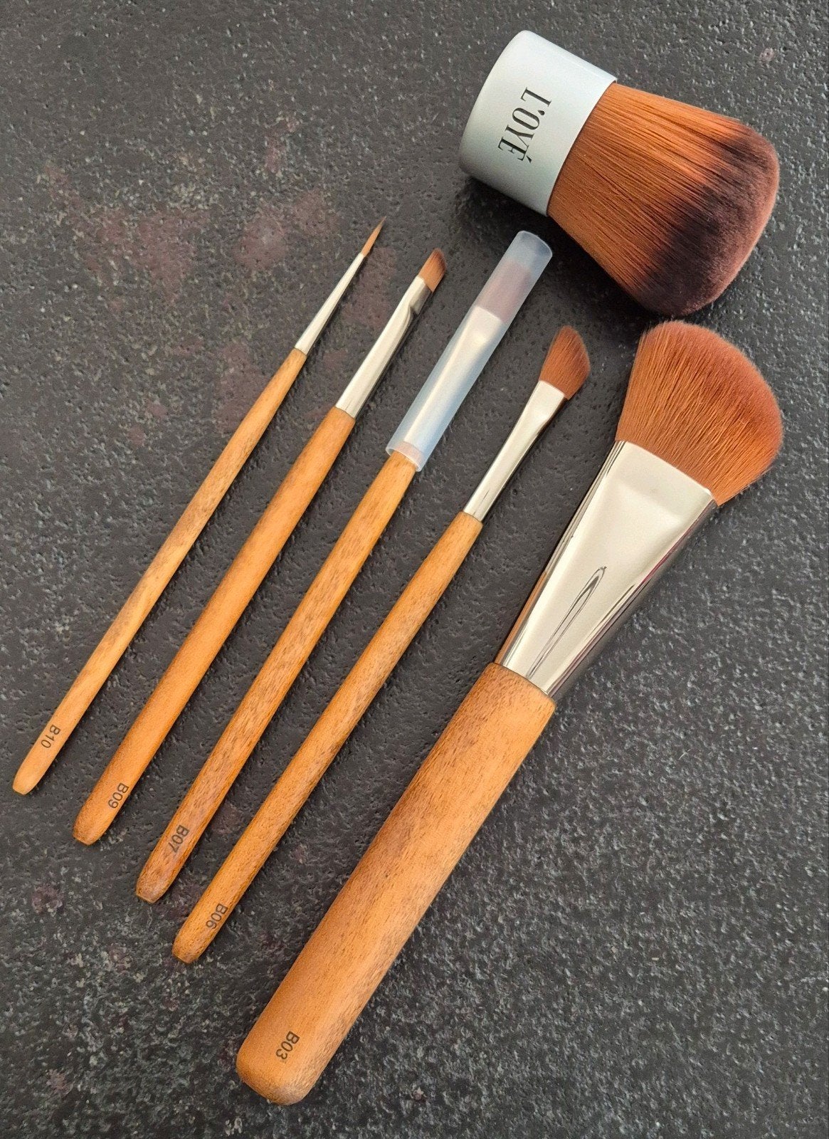 BRUSH-SET VAN L'OYE    NIEUW, Bruin, Gehele gezicht, Nieuw, Ophalen of Verzenden