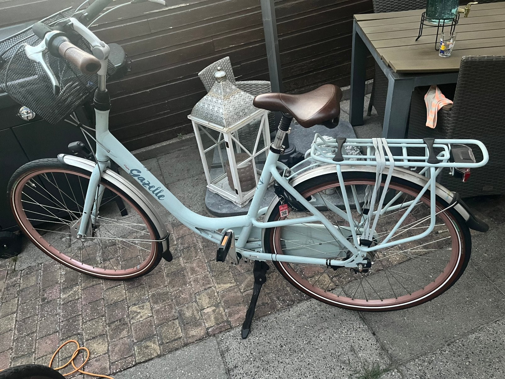 Gazelle Bloom moederfiets blauw D53, Ophalen, Zo goed als nieuw, Gazelle, Versnellingen