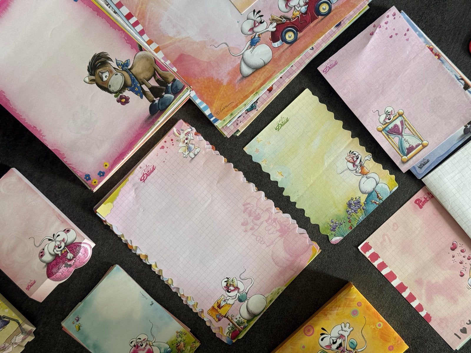 Div. Diddl plaatjes, Ophalen of Verzenden, Diddl, Zo goed als nieuw, Papier, Kaart of Schrift