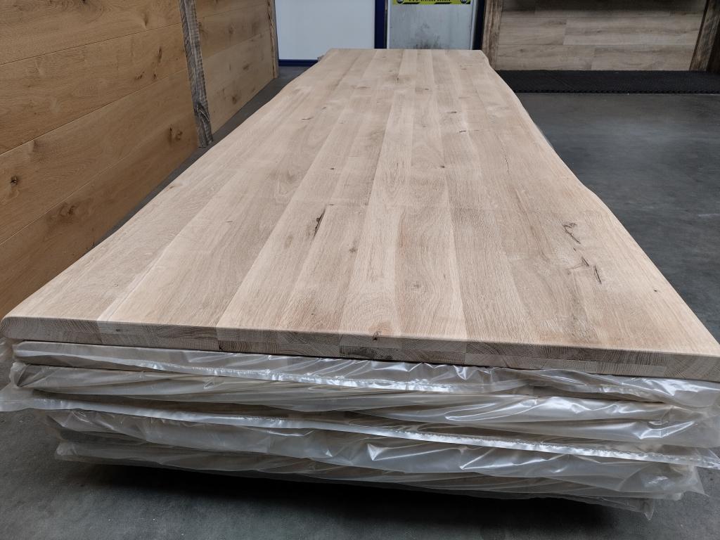 Eiken panelen  Meubelpanelen timmerpanelen 40mm, Niet ingevuld, 20 tot 50 mm, Niet ingevuld, Nieuw