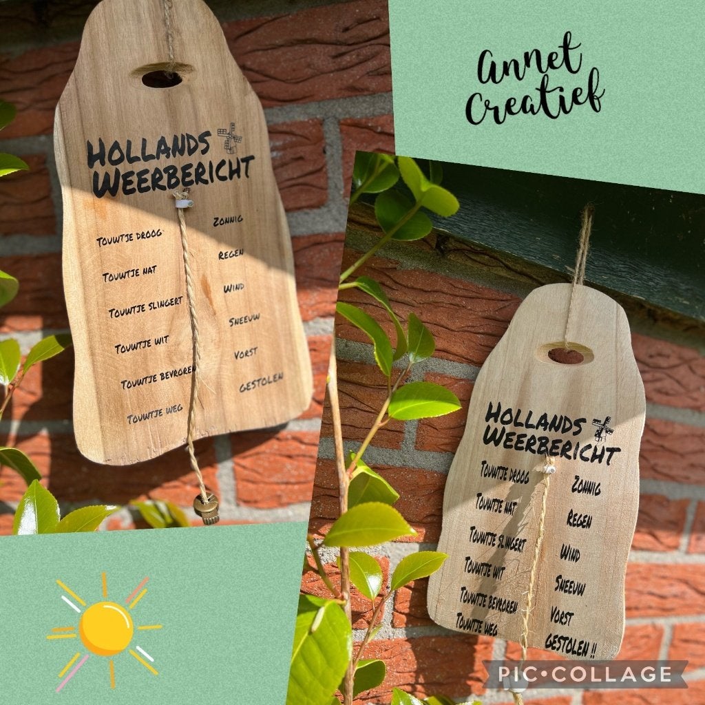 Hollands weerbericht - Houten weerstation, Ophalen of Verzenden, Nieuw
