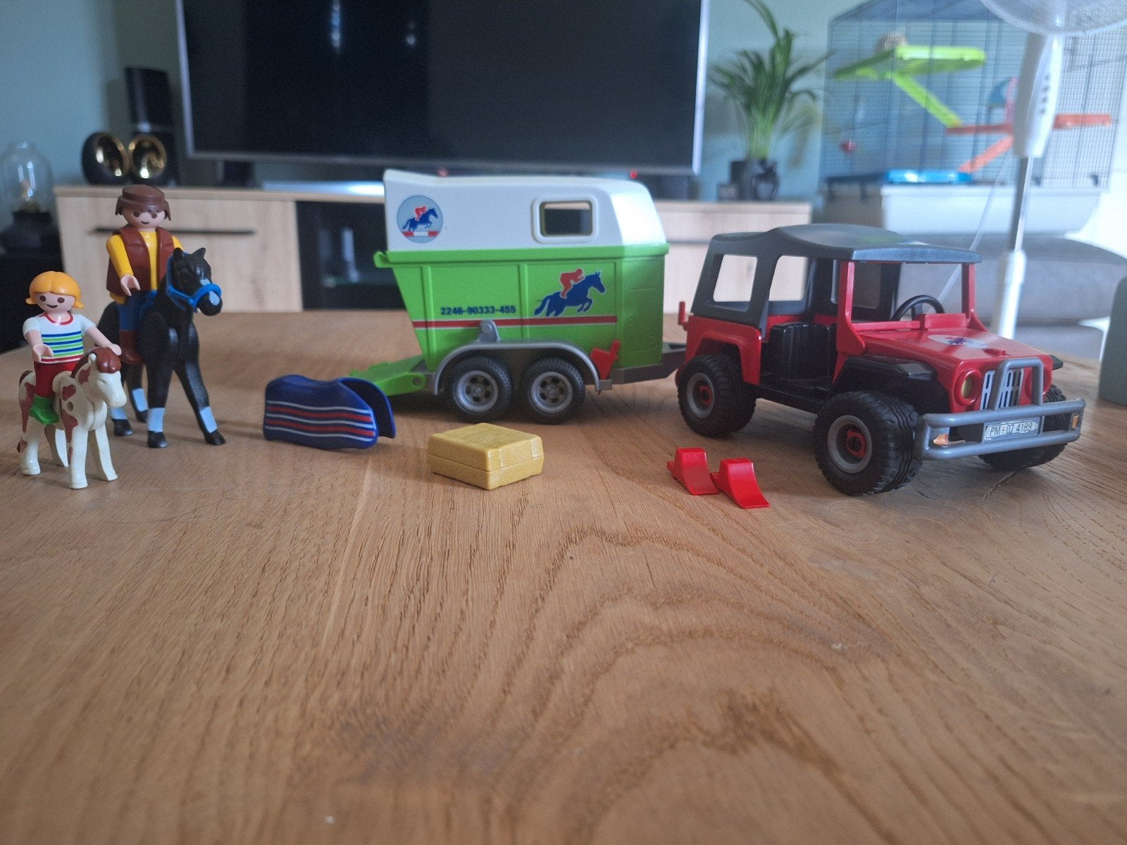 Playmobil set 4189 met extra veulen en poppetje, Kinderen en Baby's, Speelgoed | Playmobil, Ophalen of Verzenden