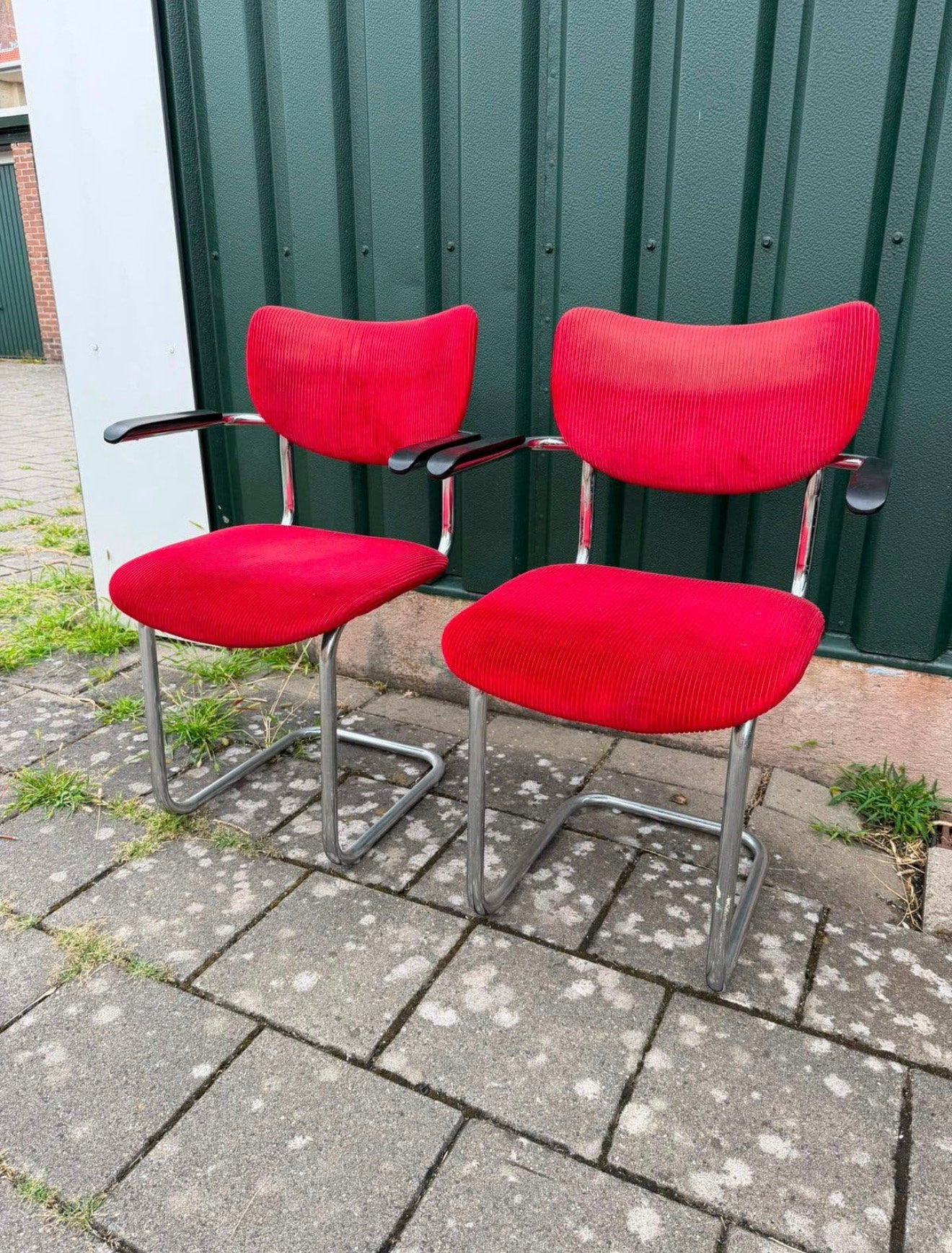 Twee mooie De Wit | Vintage Sledestoel 3011, Ophalen, Twee, Vintage, Zo goed als nieuw
