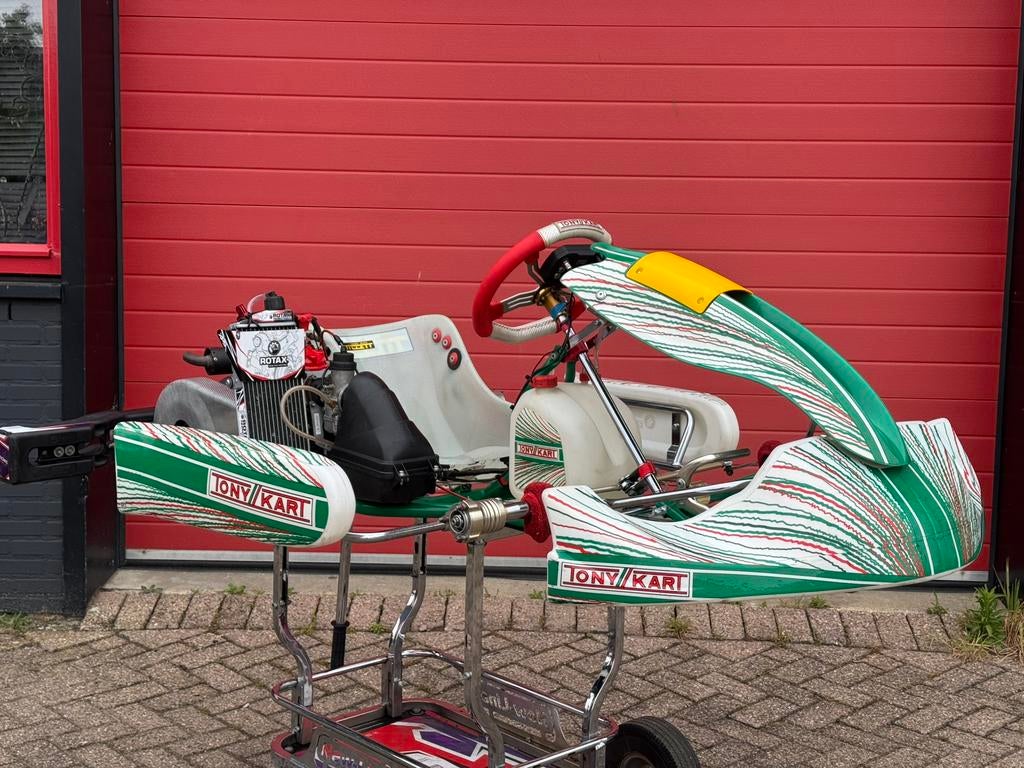 Tony Kart 2024 compleet Met Rotax Max Race Motor + extras, Sport en Fitness, Karting, Ophalen, Gebruikt, Kart