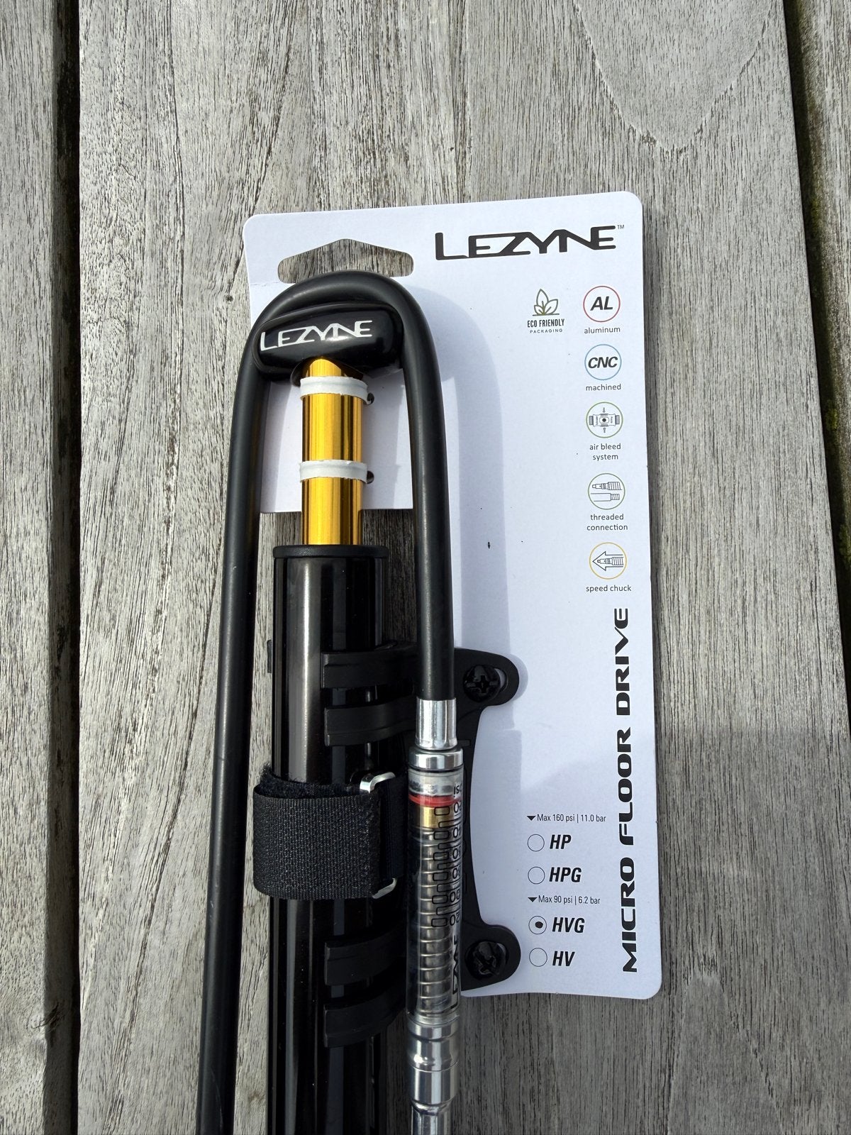 Lezyne Micro Floor Drive HVG Fietspomp Sportfiets, Ophalen of Verzenden, Nieuw