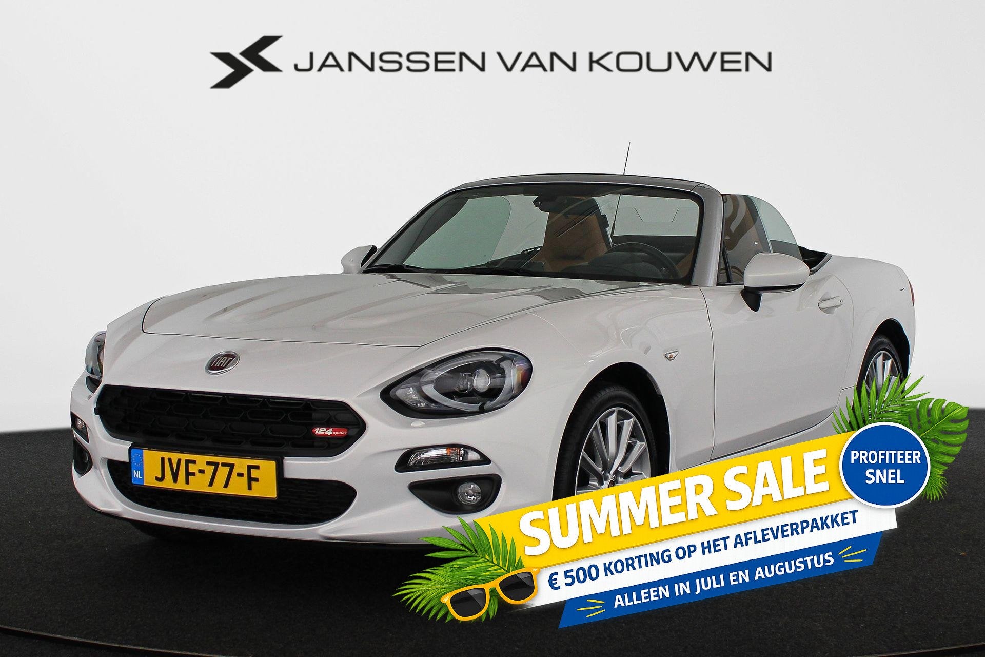 Fiat 124 Spider 1.4 MultiAir Turbo Lusso BOSE Keyless Stoelv, Auto's, 1025 kg, Achterwielaandrijving, Gebruikt, 4 cilinders