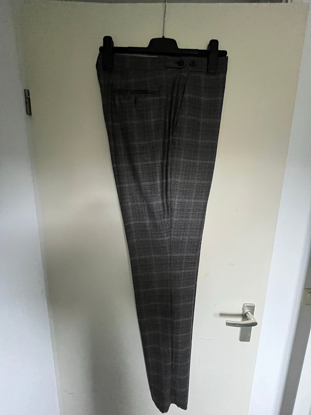 Reiss geruite pantalon maat 34 / 40 (zelf af te zomen), Ophalen of Verzenden, Nieuw, Maat 52/54 (L), Bruin