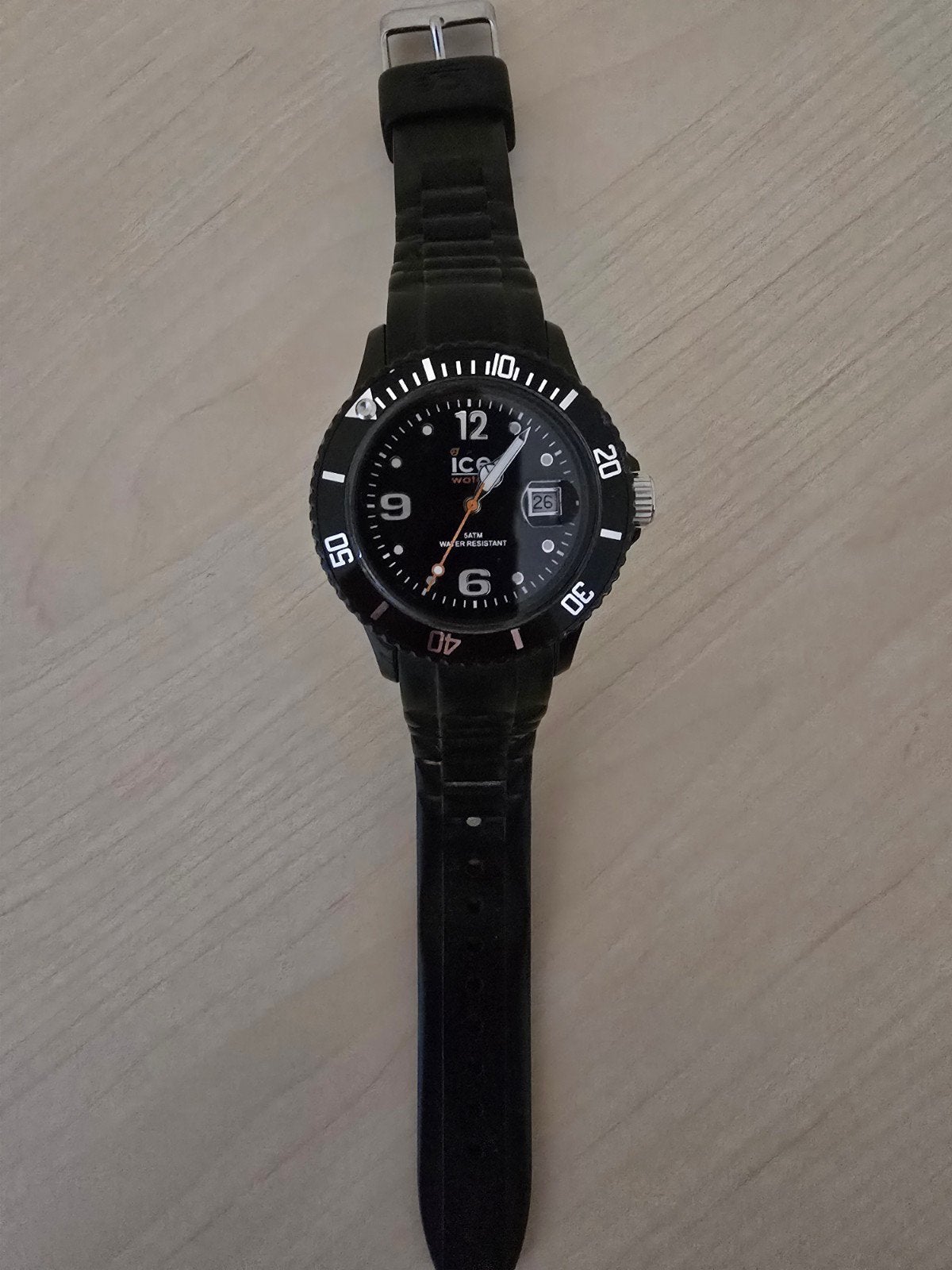 Ice-Watch Polshorloge Zwart, Kunststof, Polshorloge, Kunststof, Zo goed als nieuw
