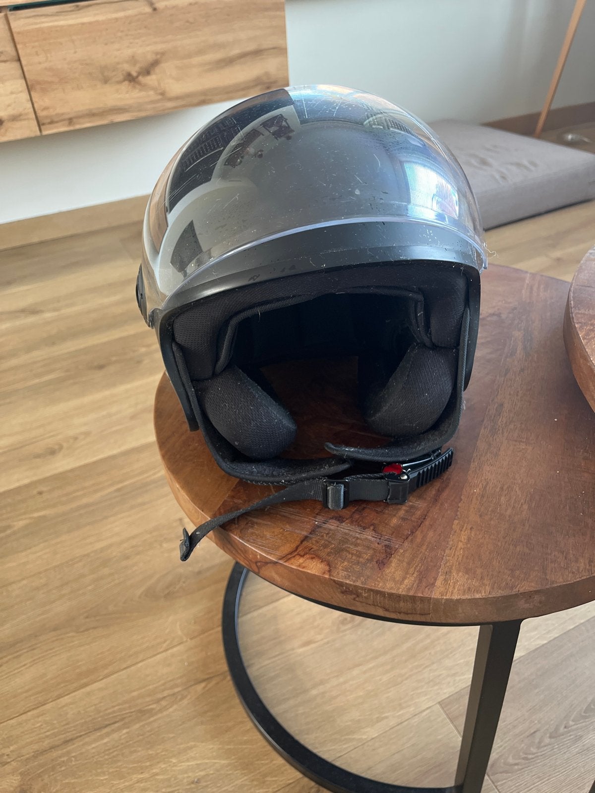 Vinz Helmets Scooterhelm Mat Zwart Maat XS, Fietsen en Brommers, Ophalen, Zo goed als nieuw, Extra small of kleiner