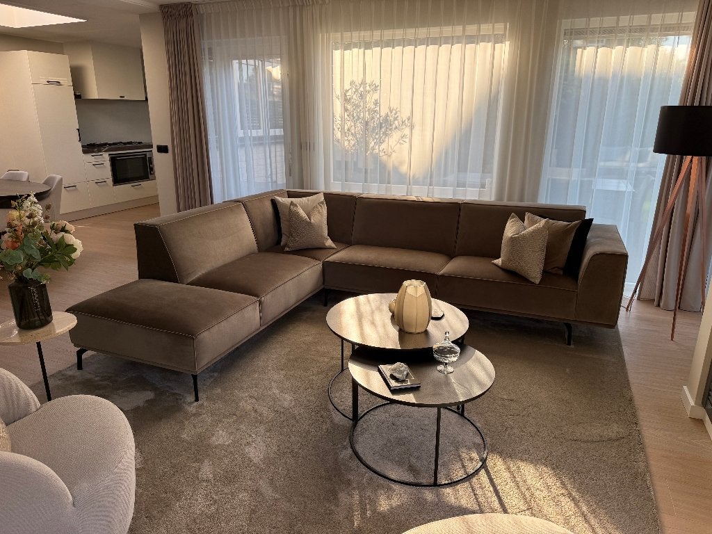 Sofia Hoekbank met Longchair – PMP Furniture, Ophalen, 250 tot 300 cm, Overige maten, Luxe en modern