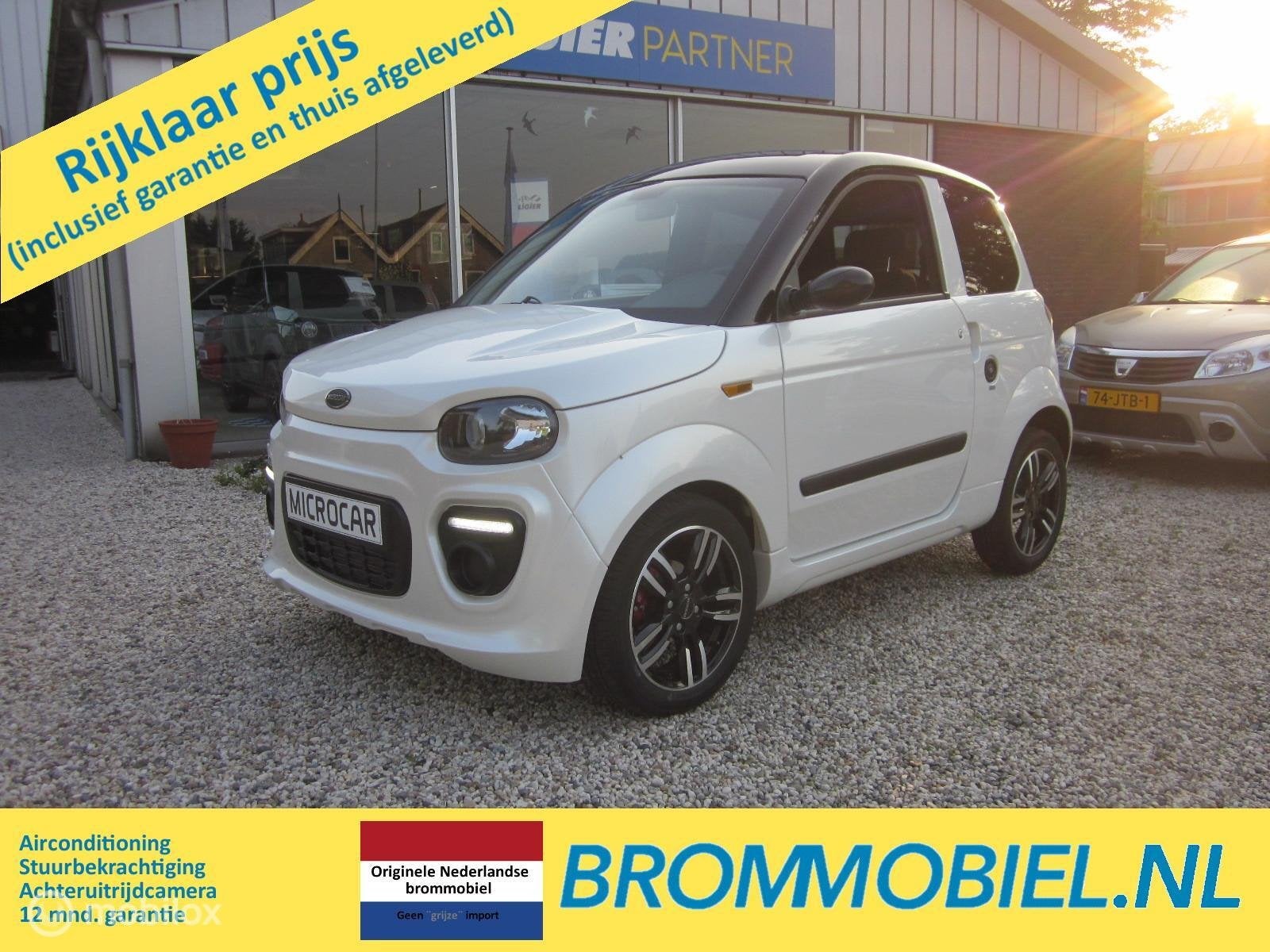 Microcar MGo Must brommobiel airco en stuurbekrachtiging, Gebruikt, Microcar