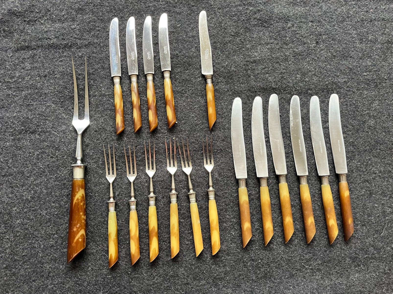 Vintage bestek art deco, Antiek en Kunst, Ophalen of Verzenden