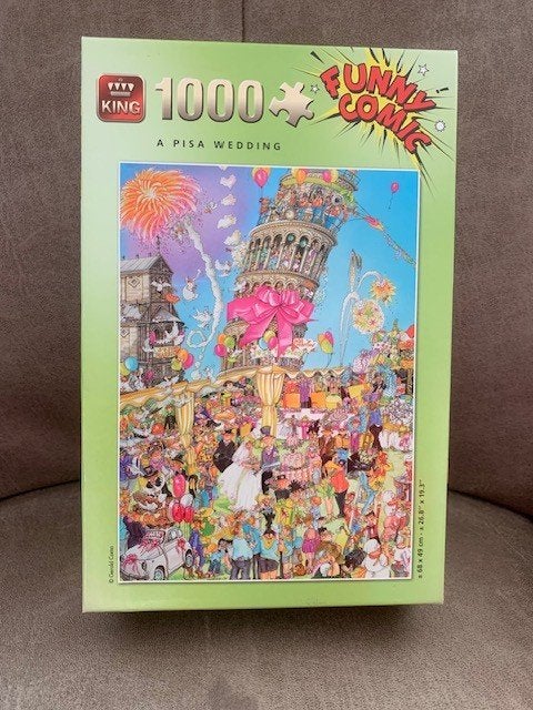 Puzzel (King Funny Comic) 1.000 stukjes, Ophalen of Verzenden, 500 t/m 1500 stukjes, Zo goed als nieuw, Legpuzzel