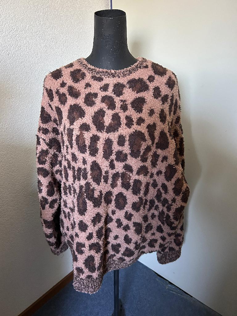 Skims lounge wear pullover oversized L/XL nieuw, Skims, Bruin, Verzenden, Maat 46/48 (XL) of groter