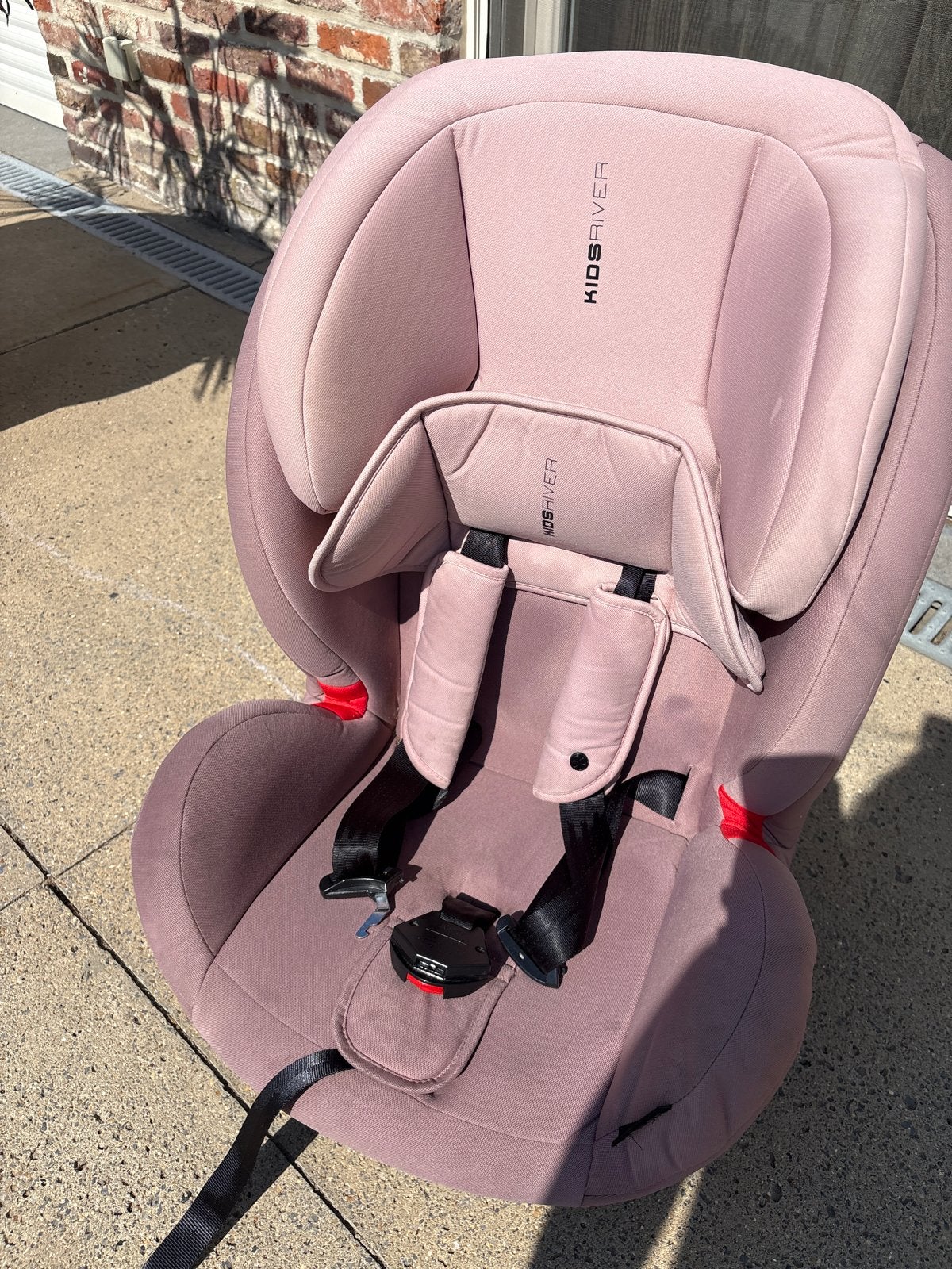 Kidsriver autostoel - Roze, Verstelbare rugleuning, 9 t/m 36 kg, Ophalen, Overige merken