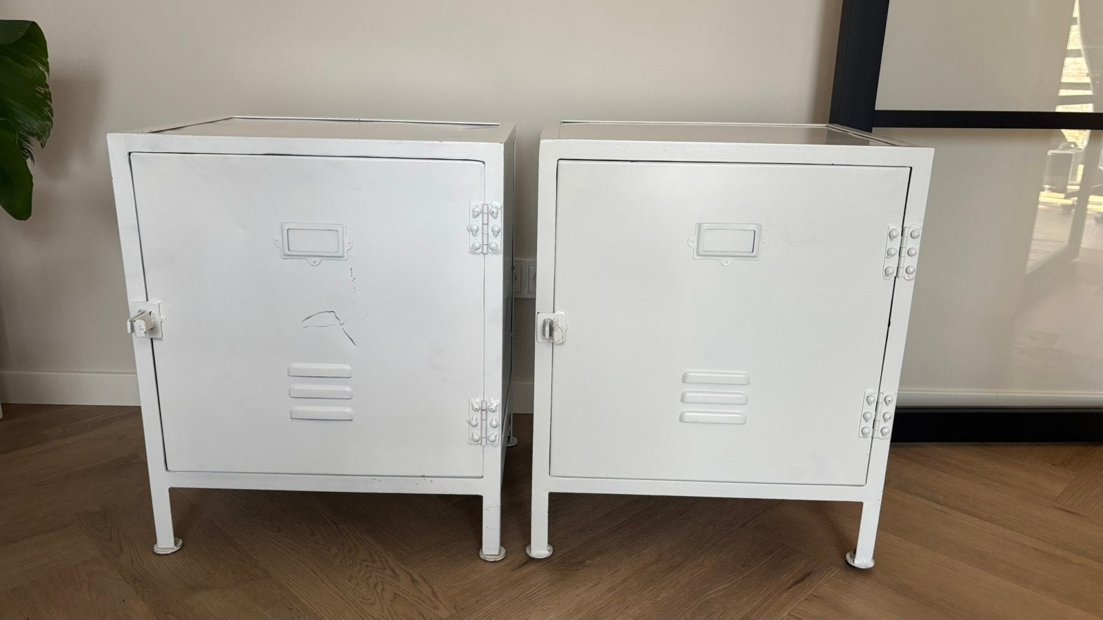 Nachtkastjes, Ophalen, Gebruikt, Minder dan 45 cm, Metaal of Aluminium