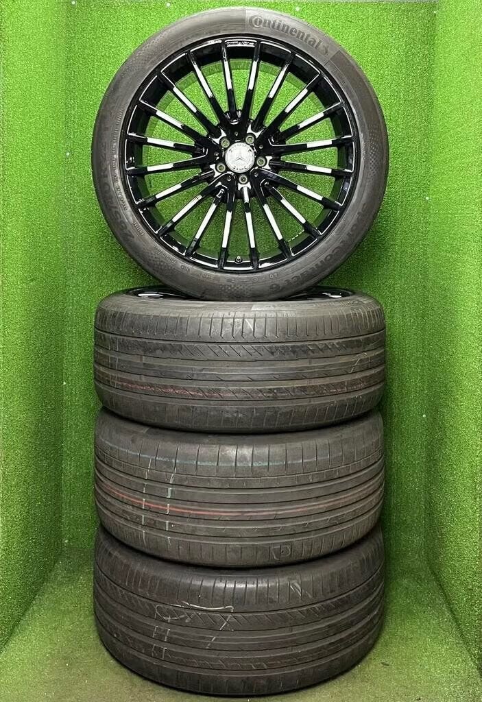Originele 22 inch Mercedes 63 AMG velgen met banden GLS W166, Auto-onderdelen, Gebruikt, 285 mm, Banden en Velgen, Germany