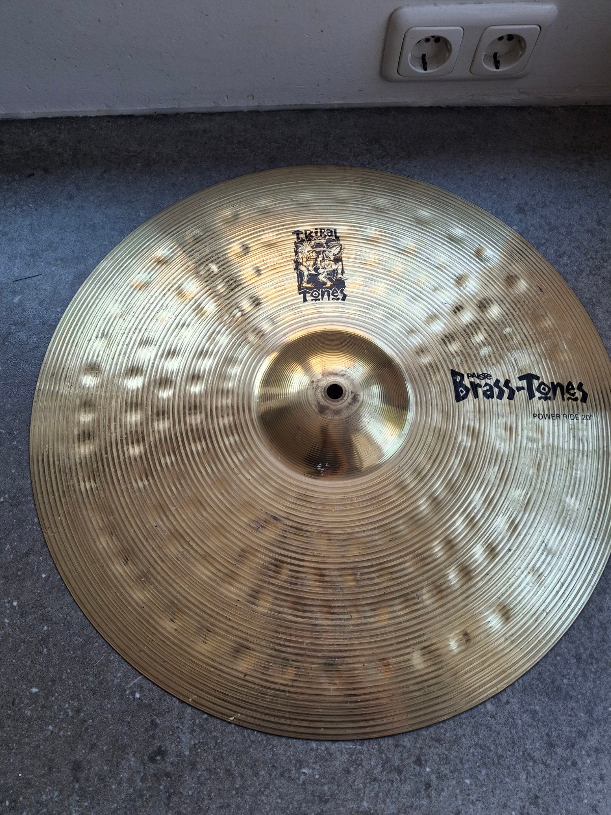 Paiste 20" brass-tones ride bekken, Muziek en Instrumenten, Drumstellen en Slagwerk, Ophalen, Gebruikt, Overige merken
