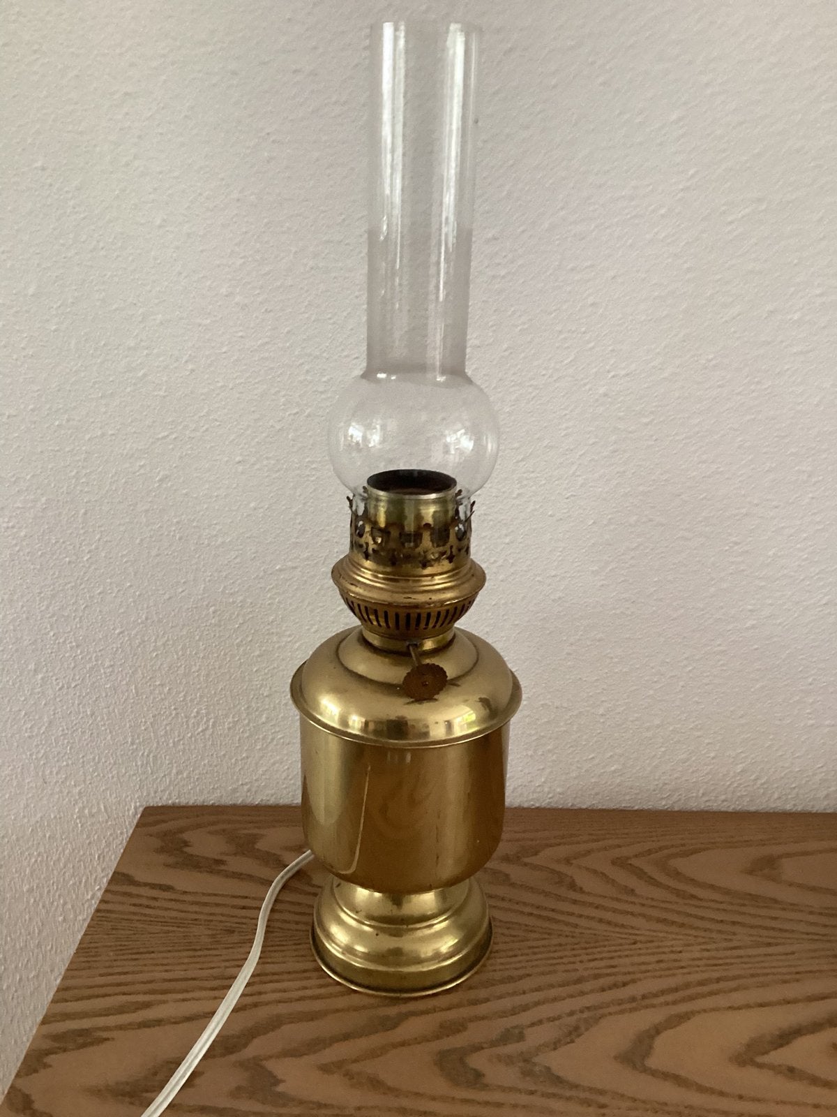 Scheepslamp / Olielamp - Messing, Ophalen of Verzenden
