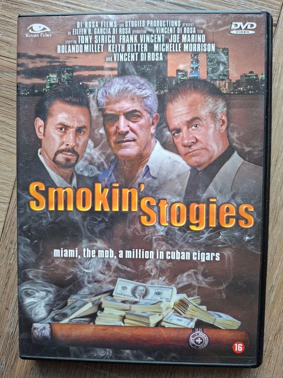 Smokin' Stogies DVD - Misdaadfilm met Tony Sirico, Maffia en Misdaad, Vanaf 16 jaar, Ophalen of Verzenden, Zo goed als nieuw