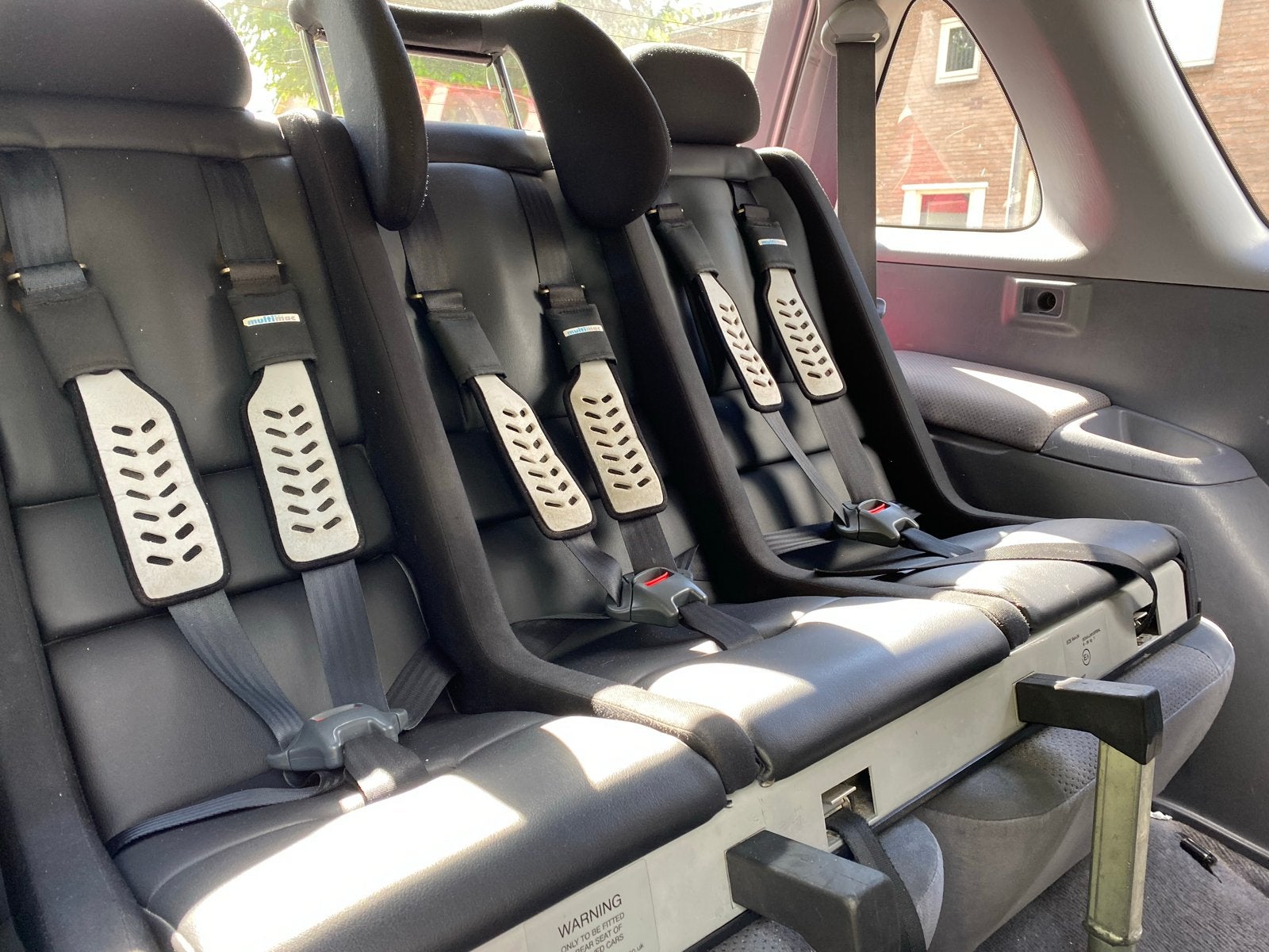 Multimac 930 3-zits kinderstoel, Autogordel, Verstelbare rugleuning, Zo goed als nieuw, 9 t/m 36 kg