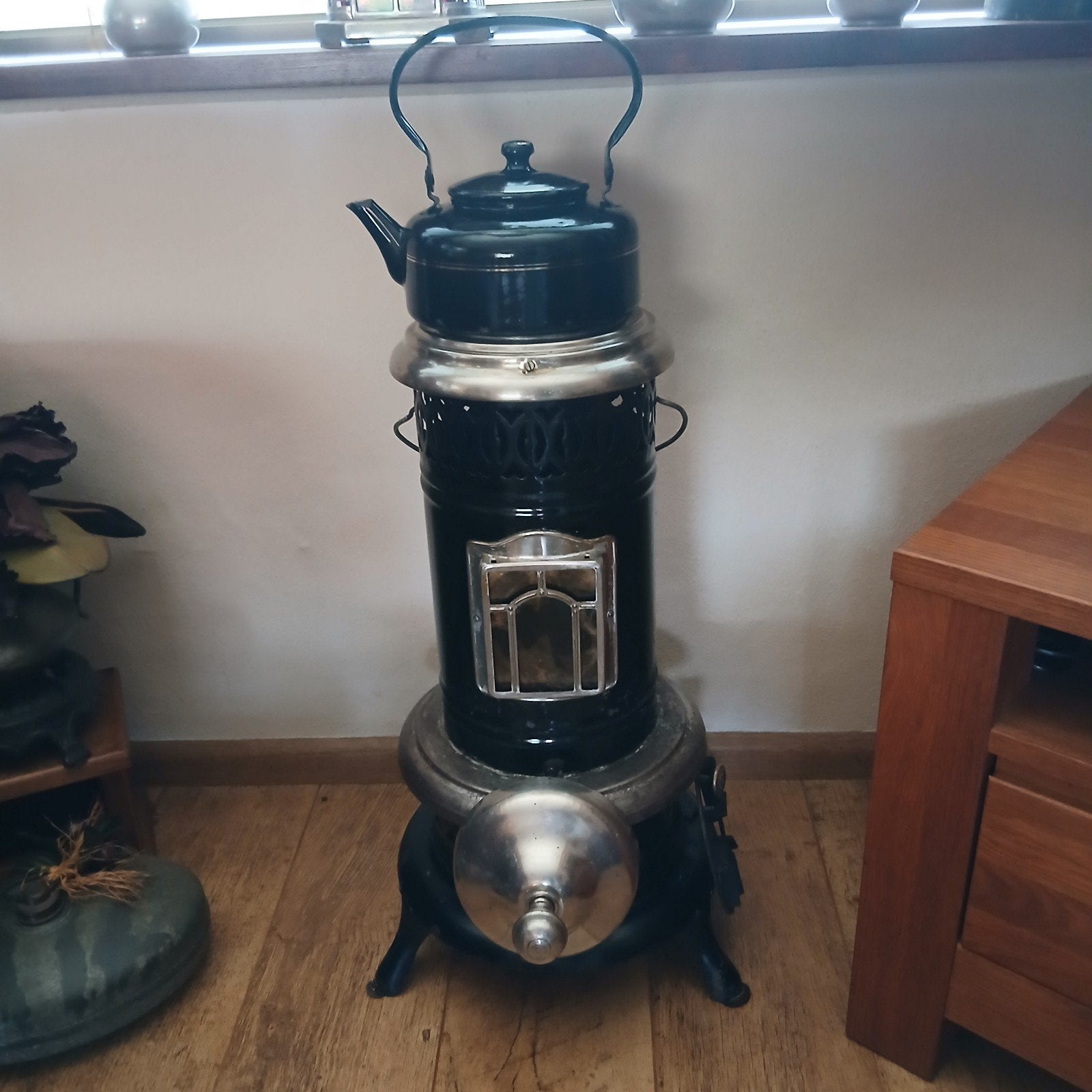 petroleum kachel met ketel  Original Haller, Ophalen