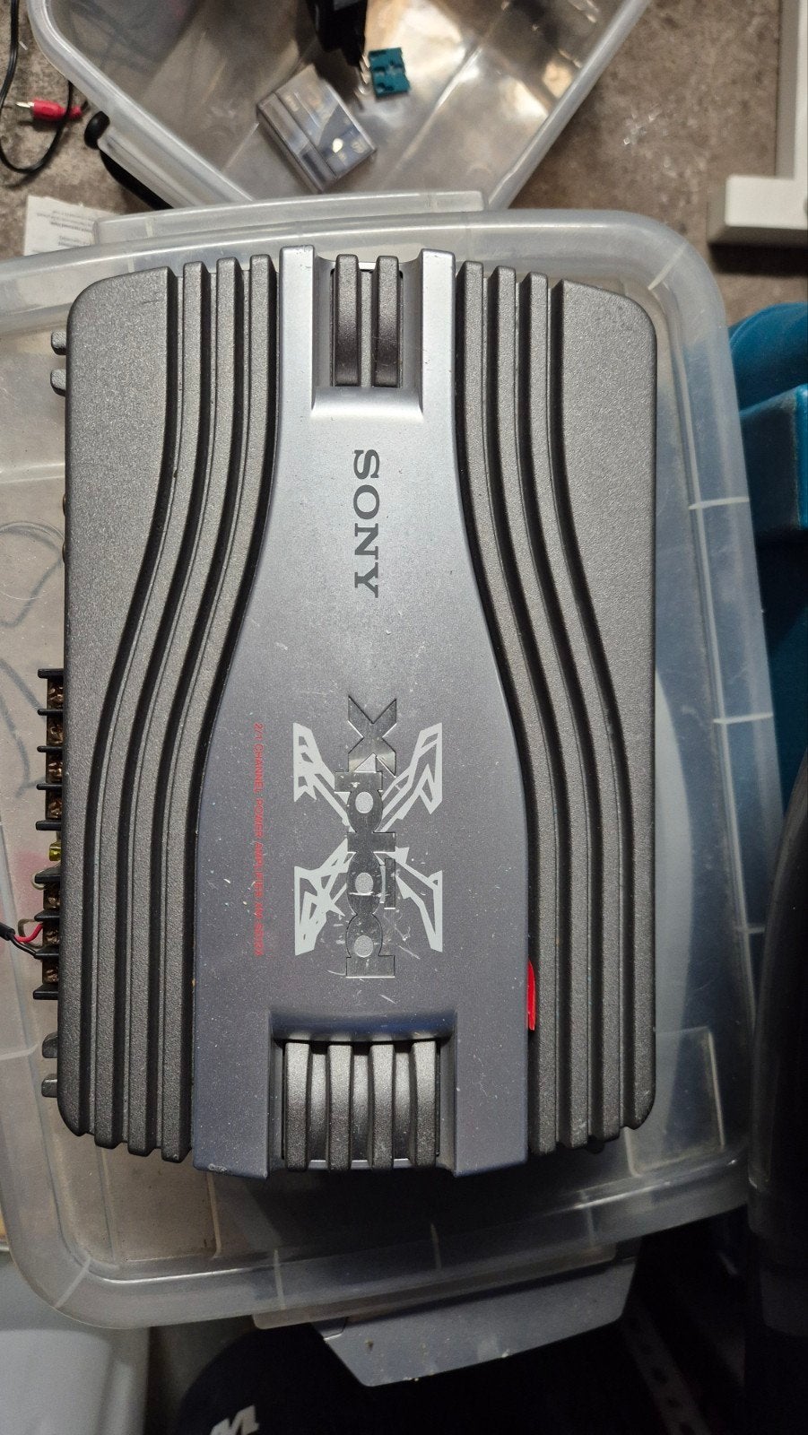 Sony XM-SD12X 2/1 Kanaals Auto Versterker, Ophalen of Verzenden, Gebruikt