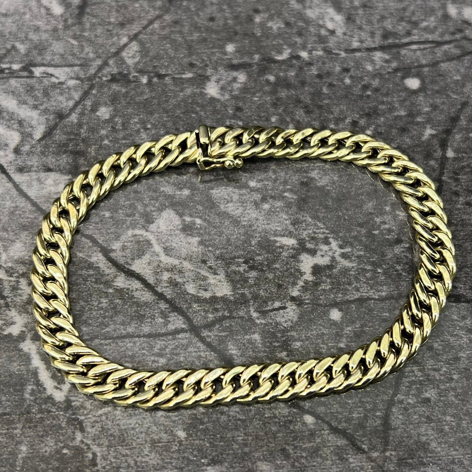 14 karaat gouden armband gourmet schakel, Ophalen of Verzenden, Zo goed als nieuw, Goud