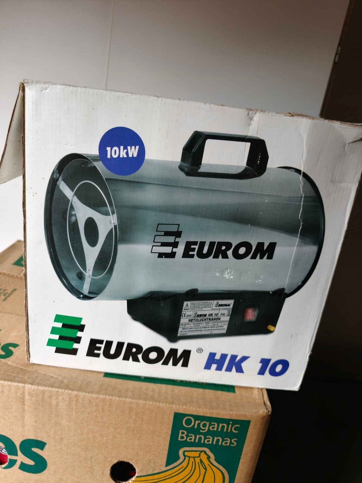 Eurom HK 10 Heteluchtkanon 10kW, Ophalen, 30 tot 80 cm, Gebruikt, Kachel