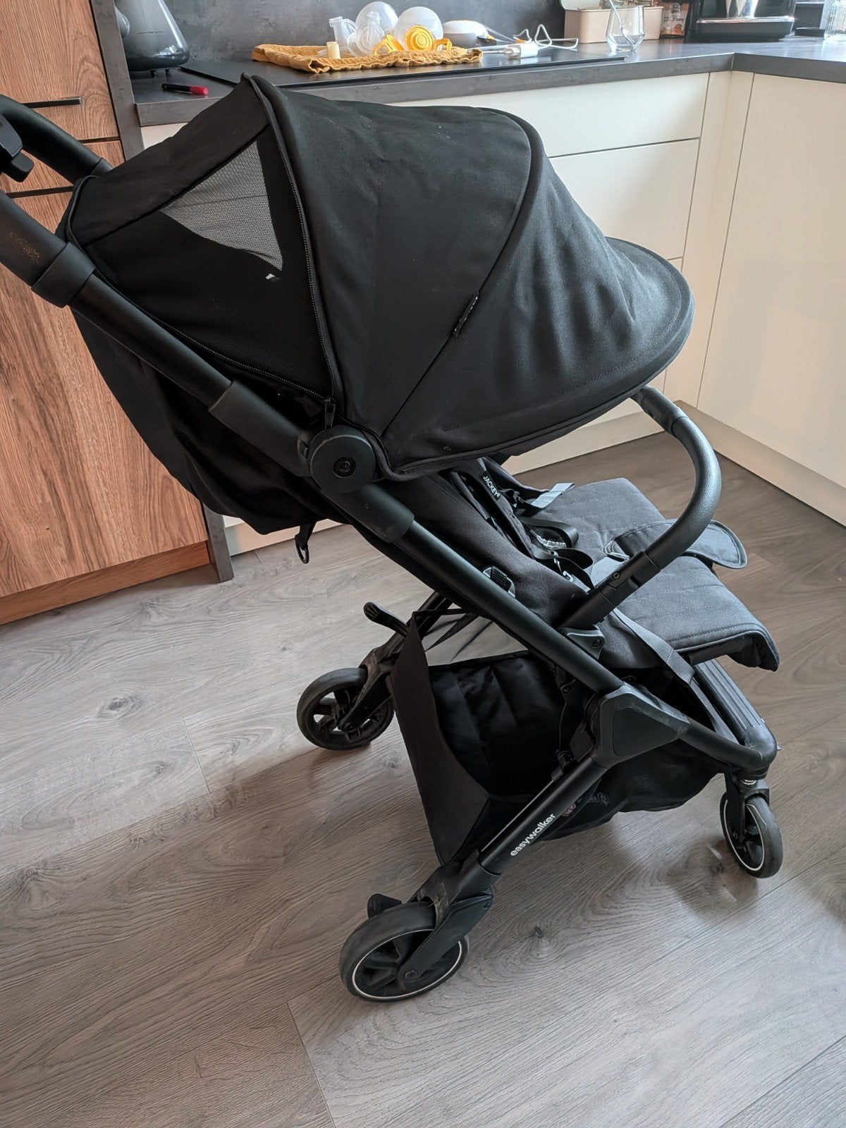 Easywalker Jackey2 Buggy - Compact en Compleet, Kinderen en Baby's, Ophalen of Verzenden, Zo goed als nieuw, Overige merken, Verstelbare rugleuning