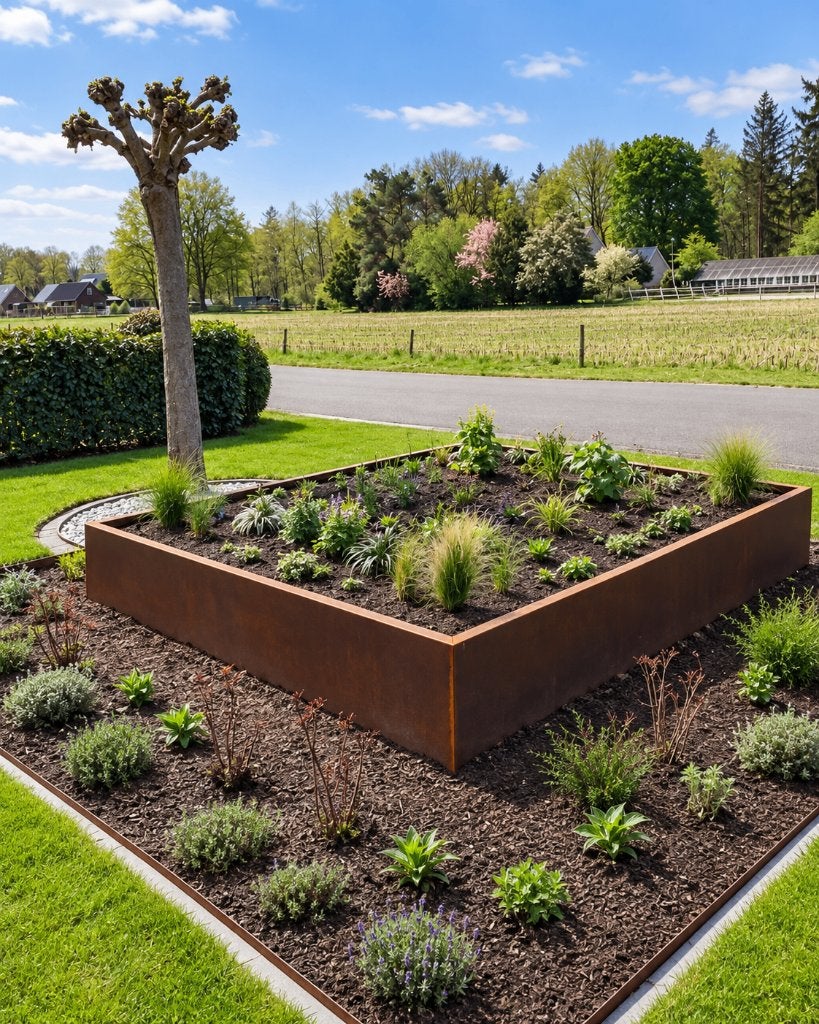 Corten bloembakken | Zeer scherp geprijsd | Snelle levering, 100 cm of meer, Nieuw, Ophalen of Verzenden, Metaal