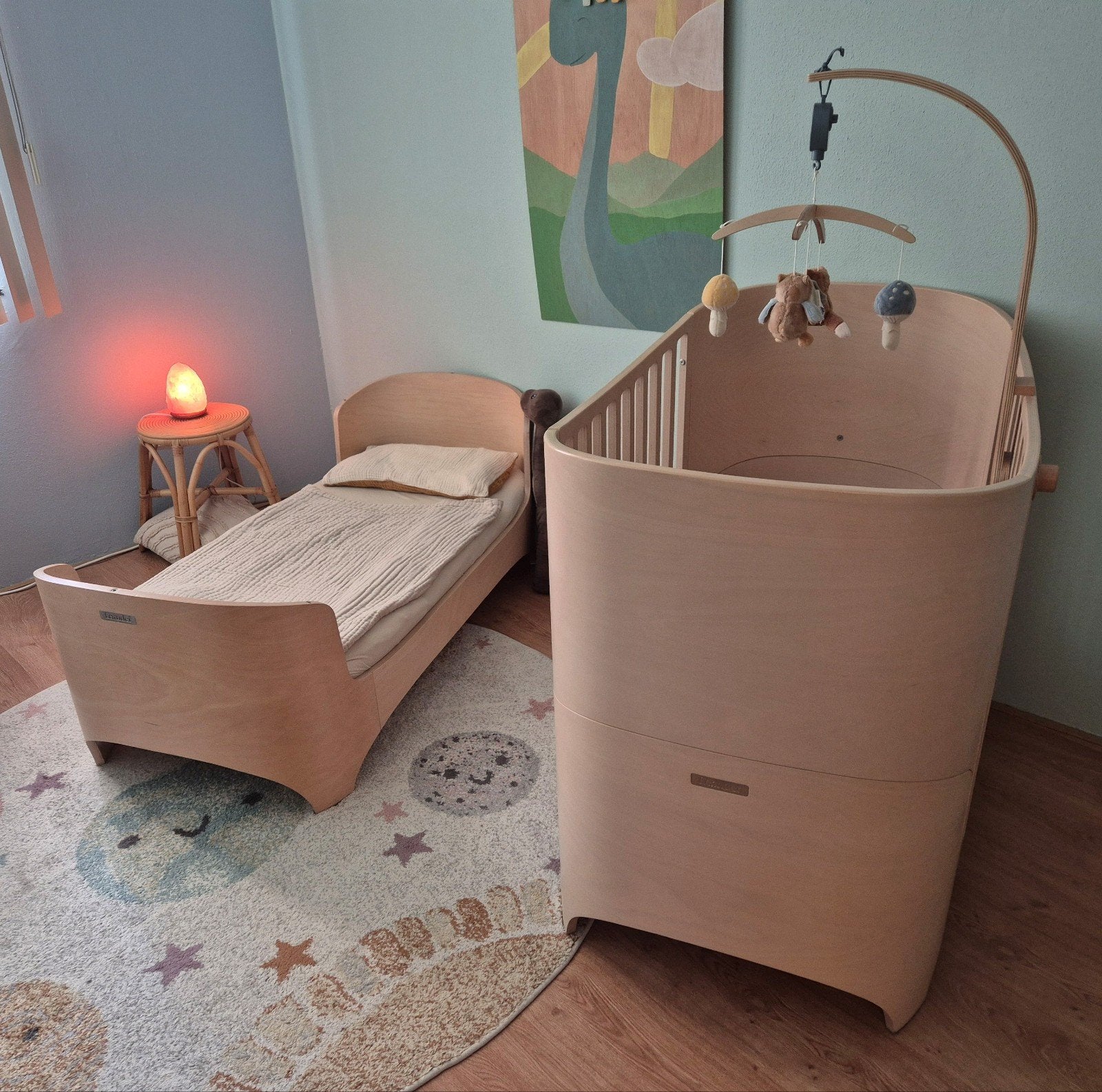 Leander Classic ledikant + junior meegroei 0-7jaar compleet, Kinderen en Baby's, Kinderkamer | Bedden, Ophalen