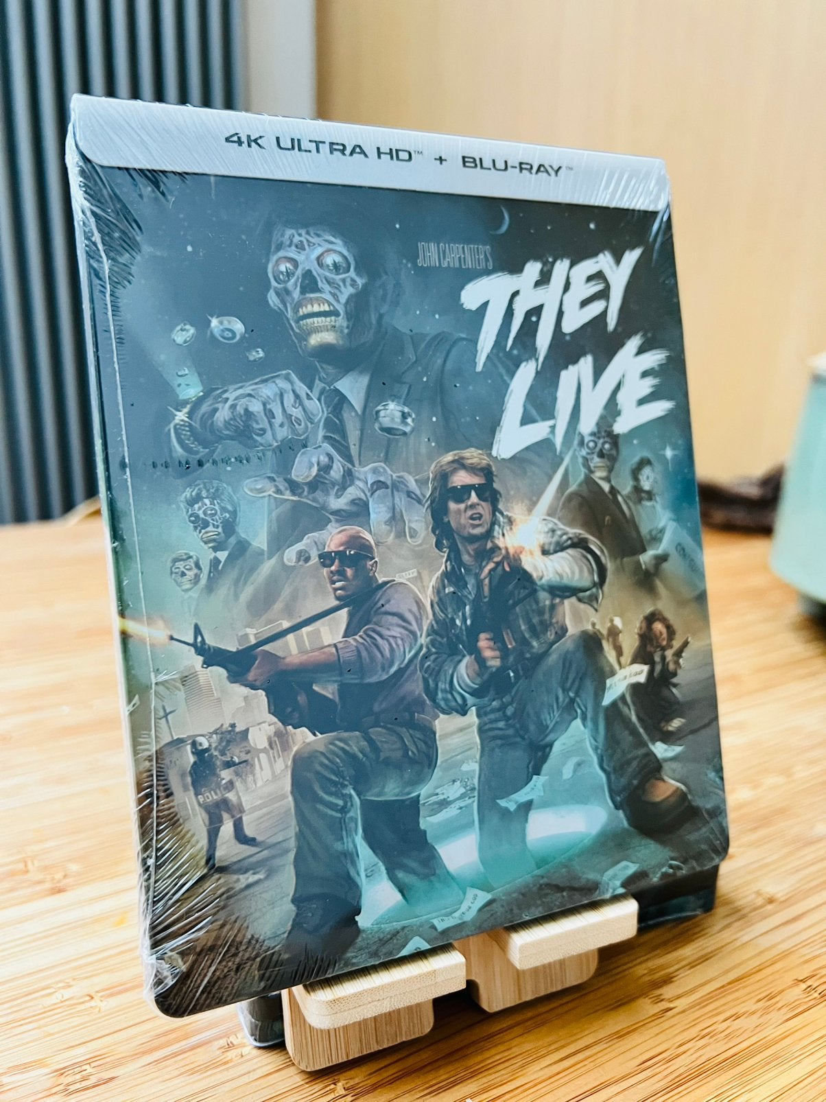 They Live 4K Ultra HD Steelbook + Blu-ray | NIEUW | IMDB 7.2, Engels, Vanaf 16 jaar, Film, 4K Ultra HD Blu-ray