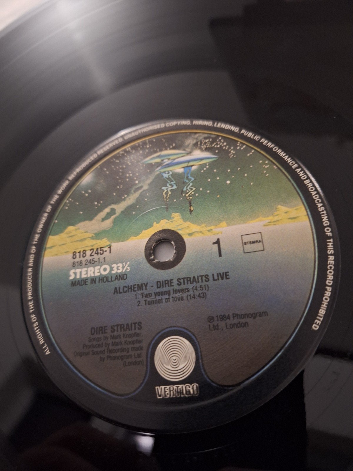 Foto 10 van Dire Straits - Alchemy Live dubbel LP in zeer nette staat