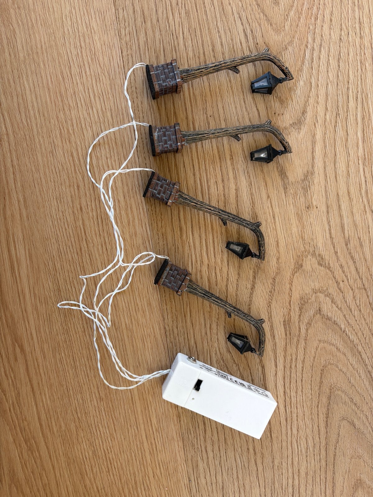 Luville Houten Straatlantaarn Set - 4 Stuks, Ophalen of Verzenden, Gebruikt